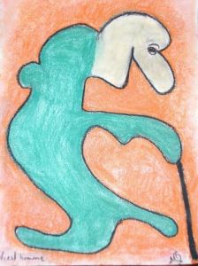 Dessin de Nathalie jourdan: Viel homme