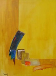 Peinture de Guy STOEFFLER: L' ATELIER hommage a Nicolas de Stael