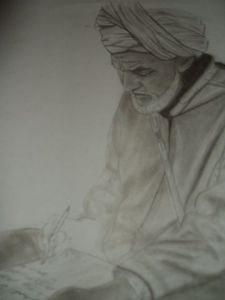 Dessin de david: l ecriture