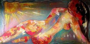 Peinture de Annie PREDAL: A l'aube d'un nouveau jour