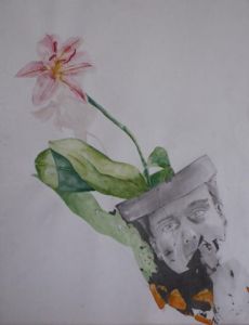 Oeuvre de Thomas Charlet: Autoportrait casse