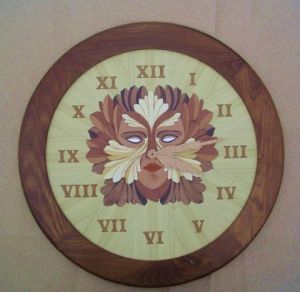 Artisanat de Marqueterie du Plat Pays: Horloge Feuillou