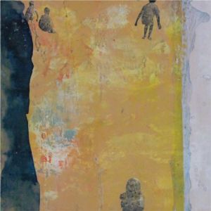 Peinture de laurent pierre: souvenir de plage