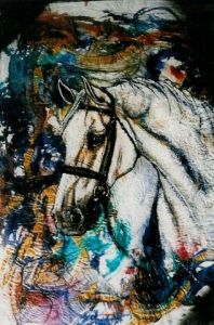 Peinture de Jocelyne Ruchonnet: Calvaro