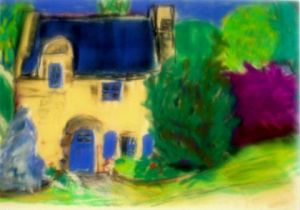 Dessin de KARA: La Brousse pas la brousse