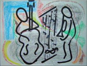 Peinture de Gianpaolo: LE JAZZ