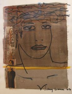 Peinture de Valery Lanou: Chinatown dore