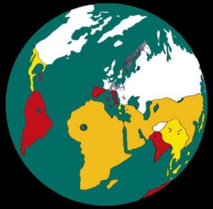 Peinture de Claude Laurent: World