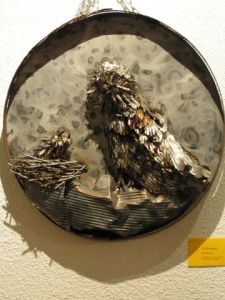 Sculpture de bossonch: nid chouette