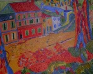 Peinture de Nicole Lelievre: Fauve