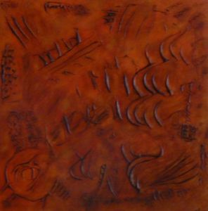 Peinture de Elodie LOUIS: Fusion