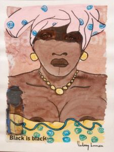 Peinture de Valery Lanou: La Mama