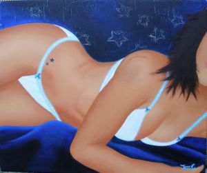 Peinture de JessC: Blue stars