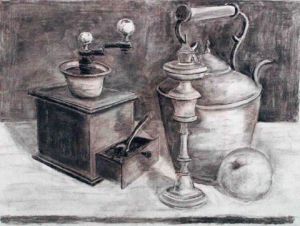 Dessin de guyjean: moulin a cafe