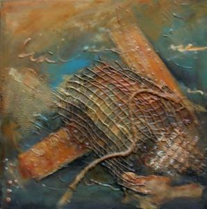 Collage de Denise Faucher: Cordages I