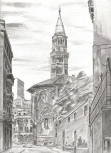 Dessin de canou: rue de milan