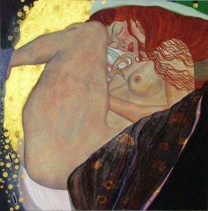 Peinture de Dimitri DIEU: Danae Klimt