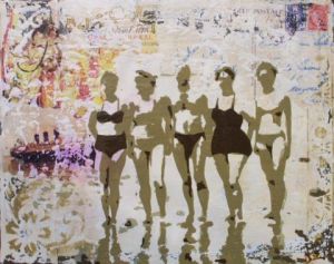 Oeuvre de peggy devillard: a la plage