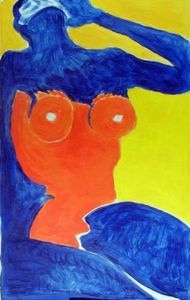 Peinture de Andre Chaussebourg: le maillot de bain