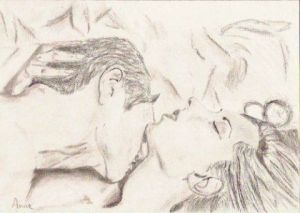 Dessin de paradisianna: le Baiser