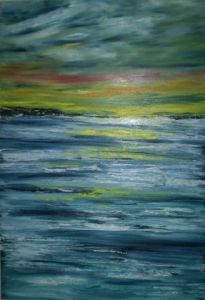 Peinture de PLUME NATHALIE MAISONNEUVE: Indigo!