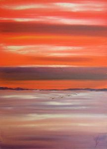 Peinture de PLUME NATHALIE MAISONNEUVE: Evazion