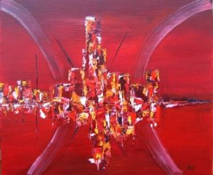 Peinture de SandO: Entre deux mondes