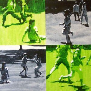 Peinture de Emmanuel TRIAU: Jeu