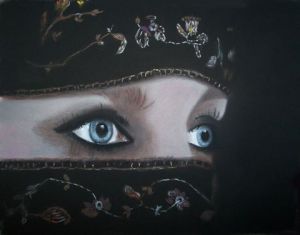 Dessin de Elisabeth Nardoux: Regard