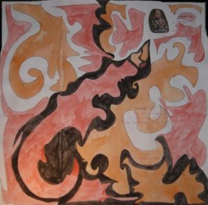 Peinture de AMBRE CHAUVIN: red