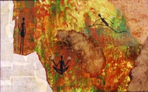 Peinture de Corinne BIHAN MARTEL: africa