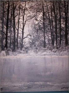 Peinture de jmkpeinture: l'étang