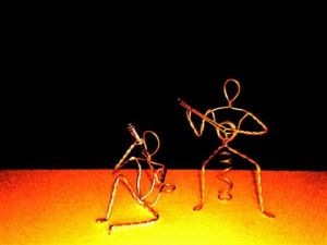 Sculpture de ploudj: banjo & pipo