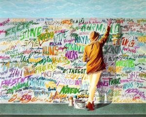 Peinture de CATHERINE LESECQ: Civilisation