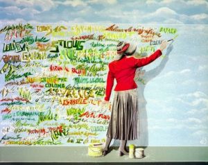 Peinture de CATHERINE LESECQ: Les lustres