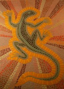 Mosaique de Alexandre: Salamandre