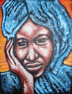 Peinture de steve sauzay: Le touareg