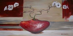 Peinture de Mariele KAISER: bouquet zen