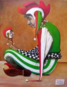 Peinture de Mariele KAISER: HOMMAGE A ROCKWELL