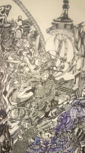 Dessin de fantaisie: chaos