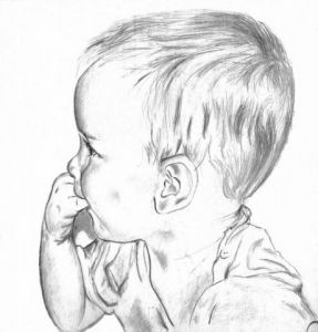 Dessin de toyo: tijuju votre portrait d'aprés photo