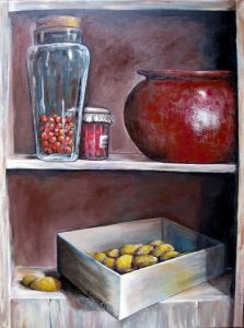 Peinture de Mariele KAISER: Coin deCuisine