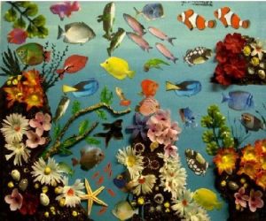 Collage de DARRIEUX: Fonds marins-13