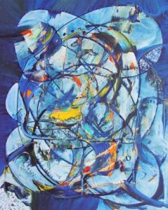 Peinture de Elle Bory : Aqua-Monde