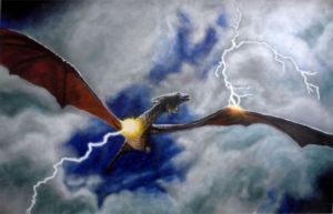 Peinture de Arnaud Griselin: Forces de la nature