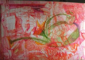 Dessin de david: arrosoir