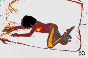 Art_numerique de Richard Miossec: La femme araignée