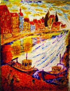 Oeuvre de Mendan: Port de Honfleur