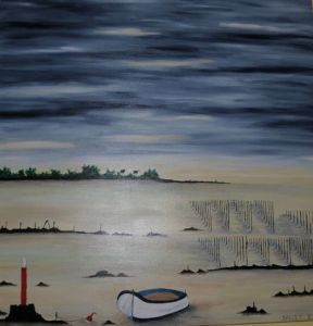Peinture de isabelle sallet : marée basse