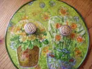 Artisanat de olby: accroche torchon ou porte clés